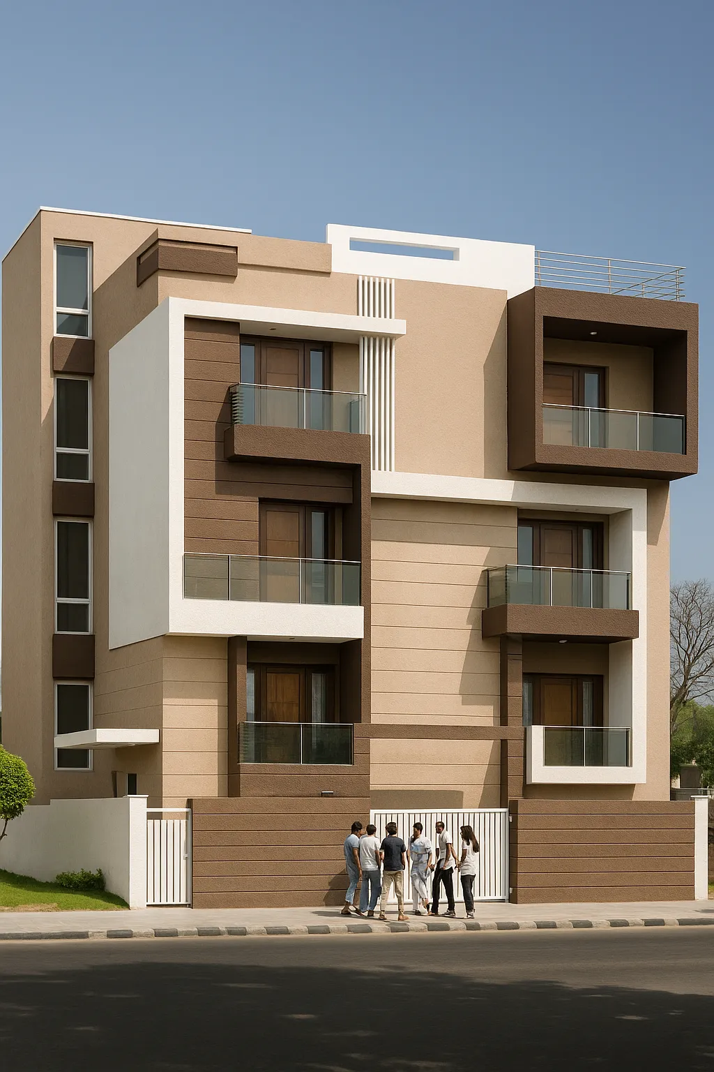 Apartment Complex Render